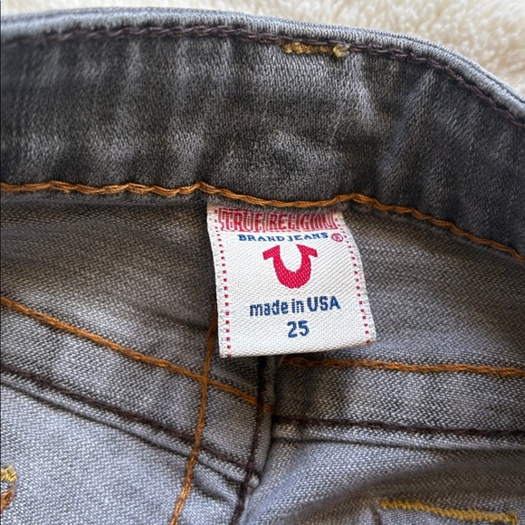 True Religion Kate Cropped Jeans – Size 25 | Y2K Edge | Statement Denim | - Picture 4 of 7